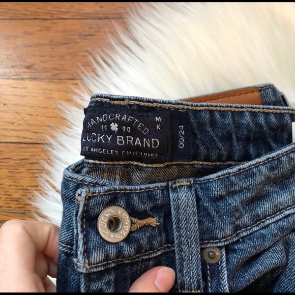 Lucky Brand cropped wide leg jeans - Picture 2 of 3